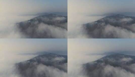 唯美自然大山雨后云雾高清在线视频素材下载