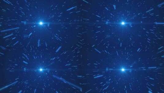 史诗超空间星星蓝色背景高清在线视频素材下载