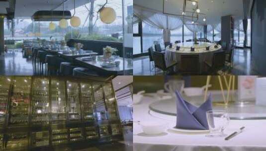 高级餐厅环境展示高清在线视频素材下载