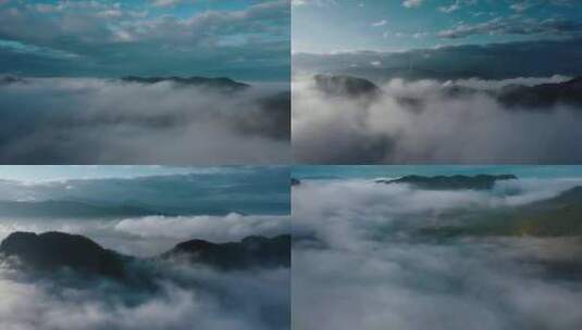 云海山顶云雾高清在线视频素材下载