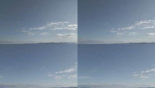 原片 通透的蓝天白云高清在线视频素材下载