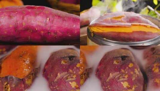 福建红蜜薯高清在线视频素材下载