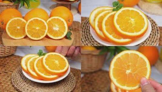 橙子 脐橙 赣南脐橙高清在线视频素材下载