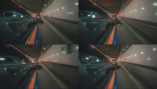韩国道路交通延时拍摄高清在线视频素材下载