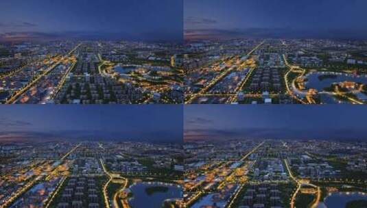 西安城市夜景三维动画高清在线视频素材下载