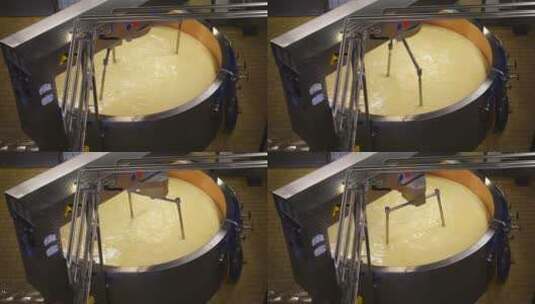 机器搅拌原料高清在线视频素材下载