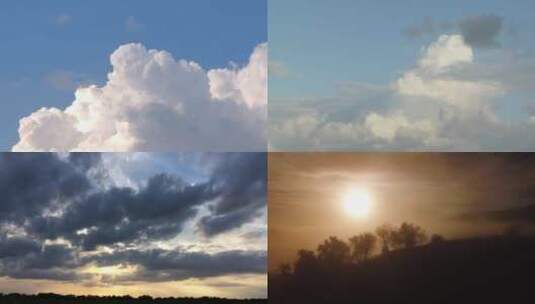 航拍云层穿越延时摄影 大气宣传片空镜头 视频合集高清在线视频素材下载