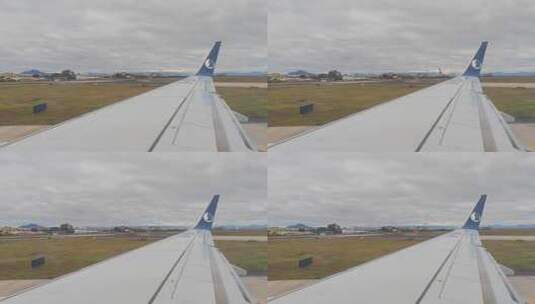 厦门高崎国际机场频繁起降的航空公司航班高清在线视频素材下载