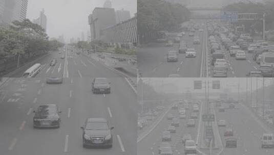 北京城市街道车流空镜高清在线视频素材下载