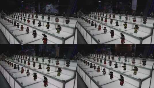 机器人跳舞 56个民族民族舞 中国科学技术馆高清在线视频素材下载
