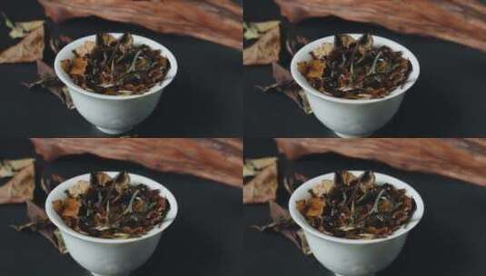 云南古树白茶实拍素材4K高清在线视频素材下载