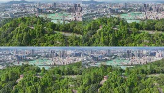 4K深圳市光明大雁山森林公园17高清在线视频素材下载