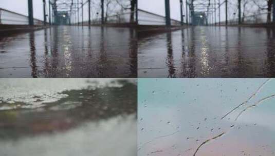 下雨素材-城市下雨镜头高清在线视频素材下载