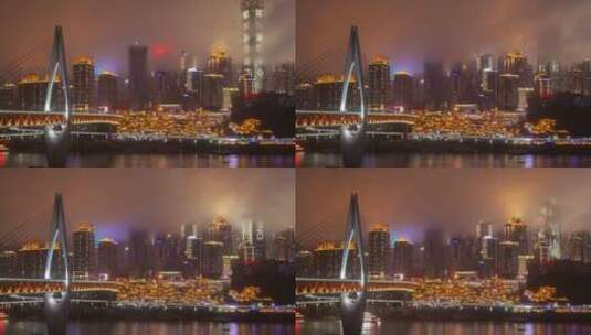 嘉陵千厮门大桥高清在线视频素材下载