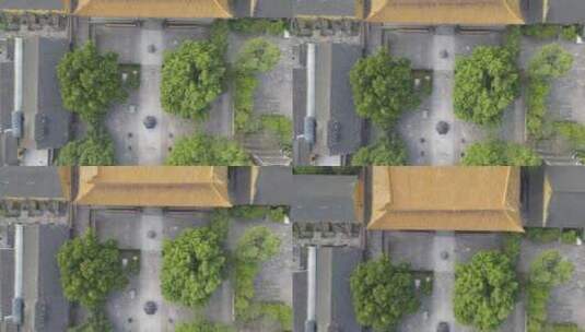 航拍杭州城市风光高清在线视频素材下载
