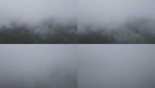 云雾中的山地高清在线视频素材下载