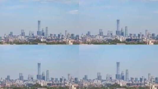 北京国贸CBD城市风光延时4K高清在线视频素材下载