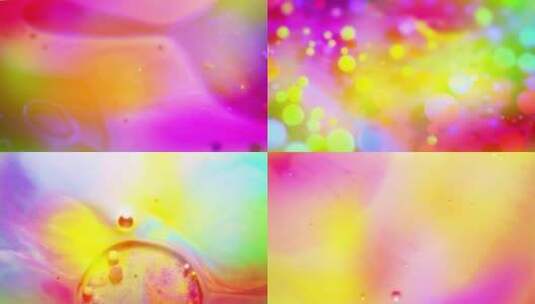 色彩颜料液体流动高清在线视频素材下载