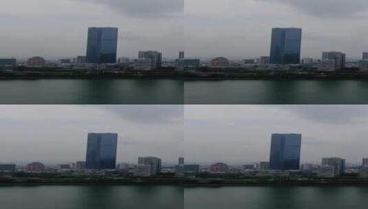 航拍广西柳州城市高楼高清在线视频素材下载