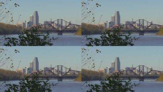 城市桥梁建筑高清在线视频素材下载