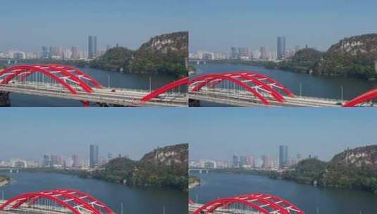柳州桥梁高清在线视频素材下载
