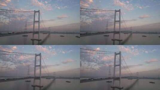 南沙大桥高清在线视频素材下载