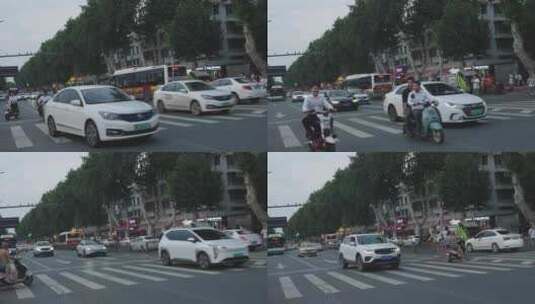 4K武汉长江马路实拍高清在线视频素材下载