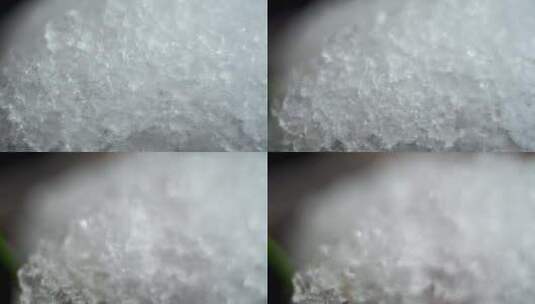 冰雪特写高清在线视频素材下载