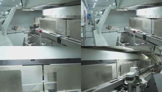 印刷厂里的各种机械设备运行6高清在线视频素材下载