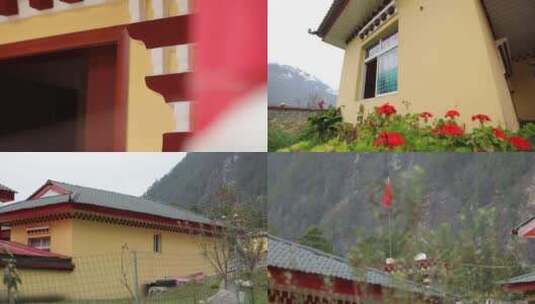 藏式房子高清在线视频素材下载