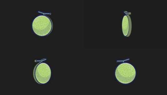水果运动图形3d渲染高清在线视频素材下载