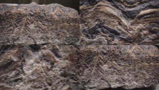 【镜头合集】陨石铁矿石稀有金属高清在线视频素材下载
