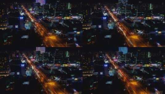 北京夜空城市风貌高清在线视频素材下载