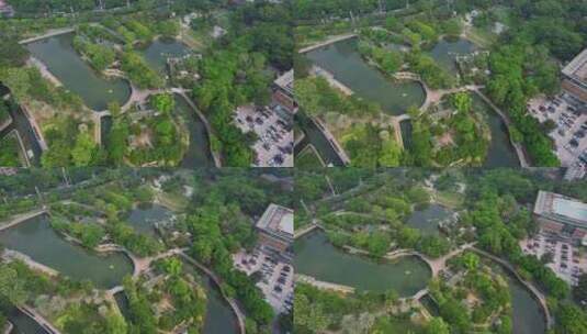 航拍厦门中山公园景观高清在线视频素材下载