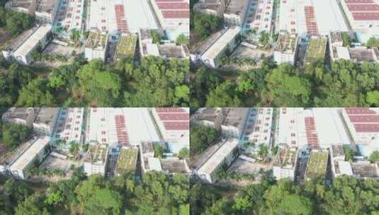 航拍深圳龙华区观澜立体生态绿化高清在线视频素材下载