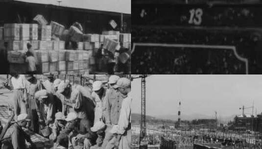 抗美援朝志愿军工程兵建设朝鲜高清在线视频素材下载