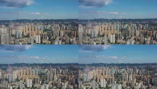 重庆城市阔景航拍素材6高清在线视频素材下载
