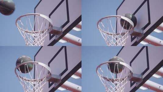 篮球投篮高清在线视频素材下载
