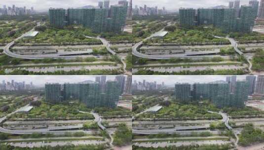 深圳滨海大道城市交通高清在线视频素材下载