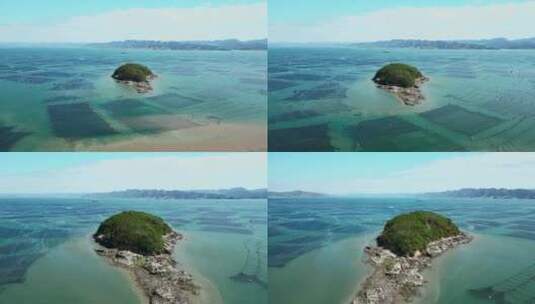 福建宁德三都澳景区海岛航拍4K高清在线视频素材下载