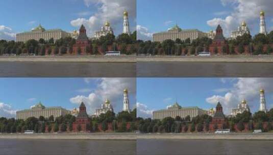 俄罗斯莫斯科阳光明媚的夏日早晨高清在线视频素材下载
