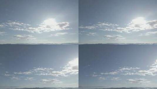 原片 云朵后面的太阳高清在线视频素材下载