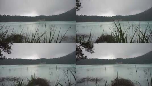 移动拍摄湖泊高清在线视频素材下载