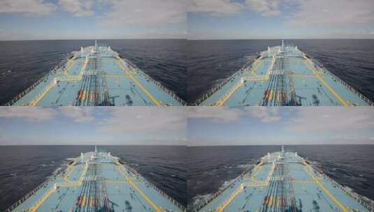 海上石油船舶航行高清在线视频素材下载