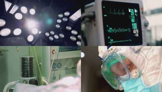 手术室医疗器械镜头一组高清在线视频素材下载