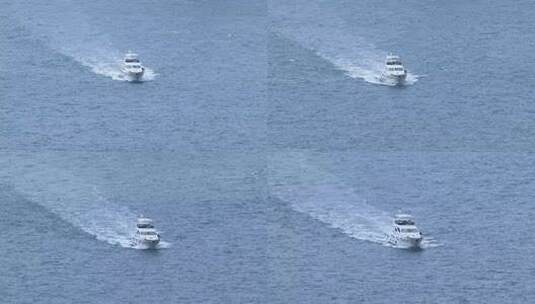 游艇-快艇-出海-大海-返航高清在线视频素材下载