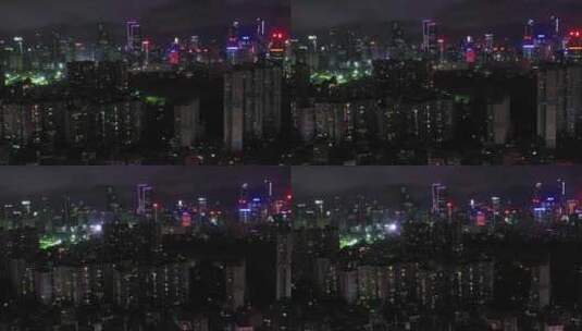 深圳南山区城市夜景高清在线视频素材下载