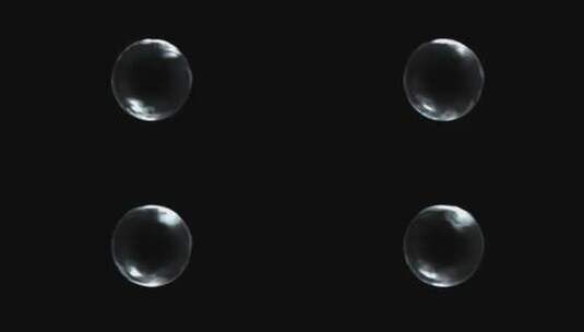 气泡水泡水球体水滴【透明背景】高清在线视频素材下载