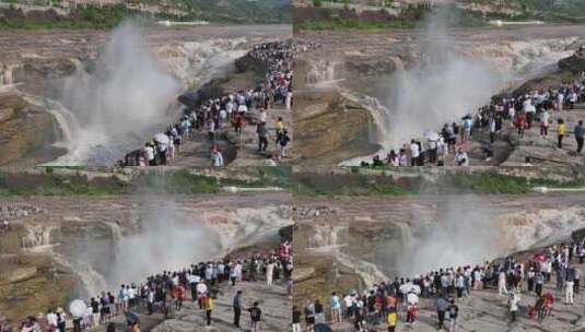 黄河黄河壶口瀑布江河山河河流奔腾河流长江高清在线视频素材下载