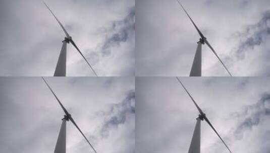 海岛风电能源高清在线视频素材下载